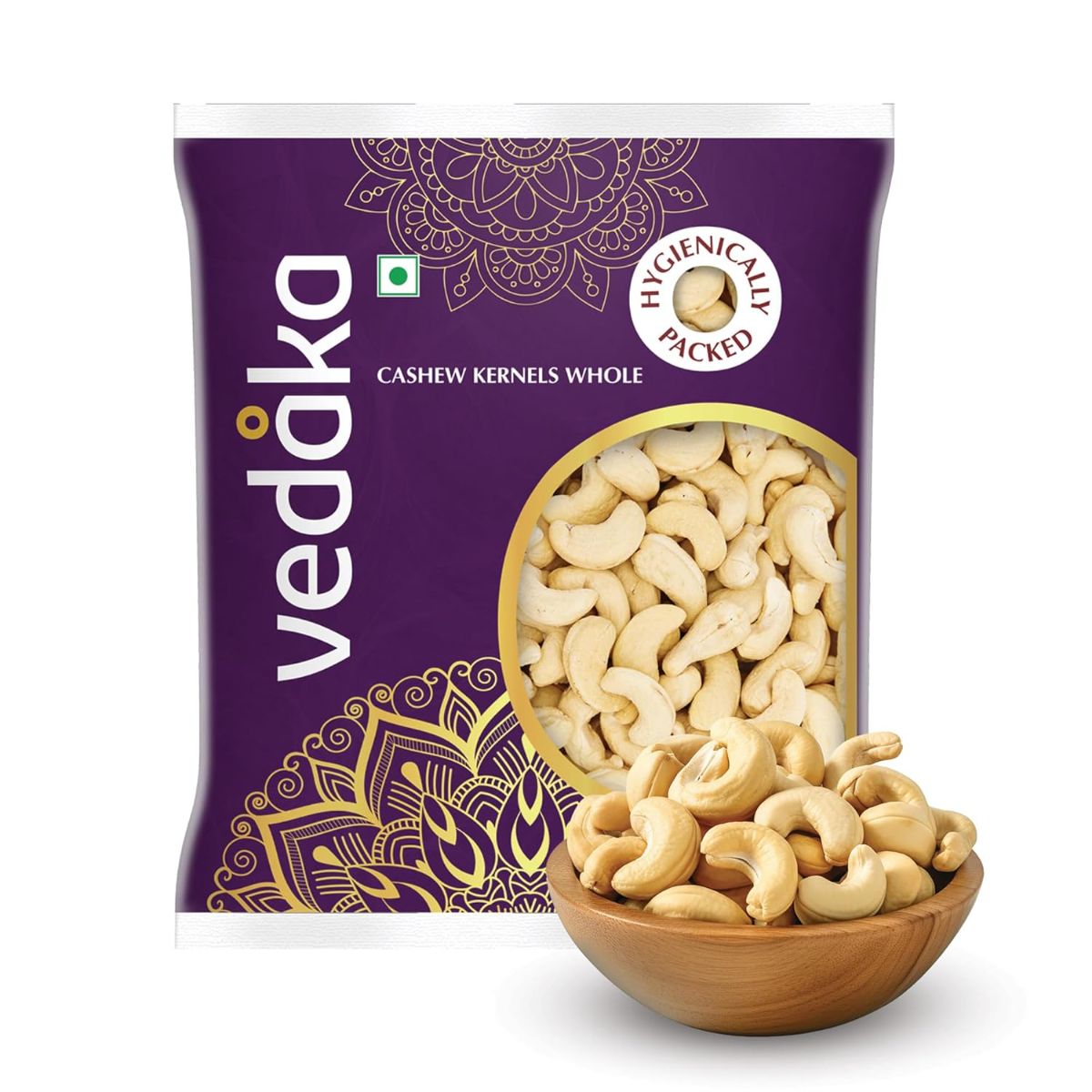 Vedaka Cashew Kernels Whole (काजू) 500g
