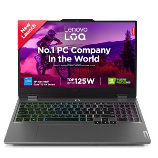 Lenovo LOQ 15IRH8 Gaming Laptop (13th Gen Intel Core i5-13420H, 6GB NVIDIA RTX 4050, Storm Grey)
