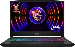 MSI Thin 15 Gaming Laptop (15.6 Inch FHD 144Hz, Intel Core i5 12th Gen / RTX 4050 / 16GB RAM / 512GB SSD / Windows 11 Home / Black)